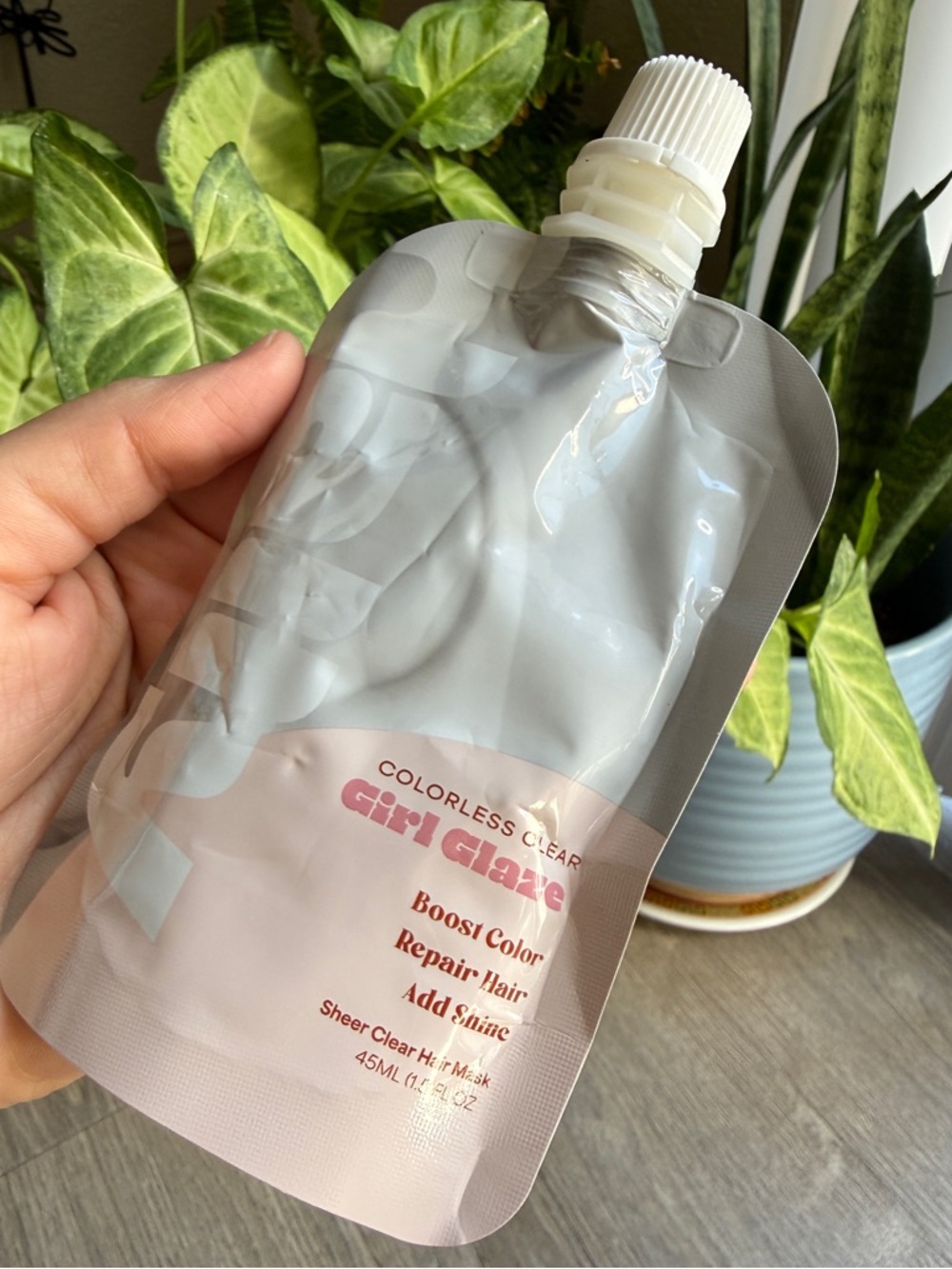 Hally Hair Girl Glaze – Colorless Clear Sheer Hair Mask (1.5 fl oz) NEW - Picture 3 of 3
